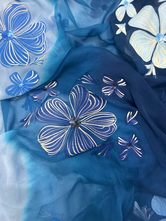 Ombre Blue