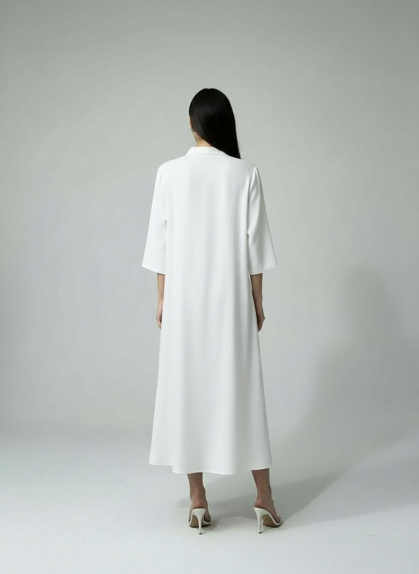 LOTUS MIDI DRESS